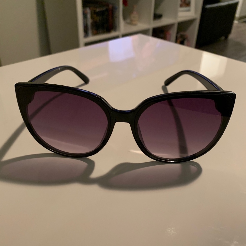 Torrid Black Oversized Cat Eye Sunglasses NEW
